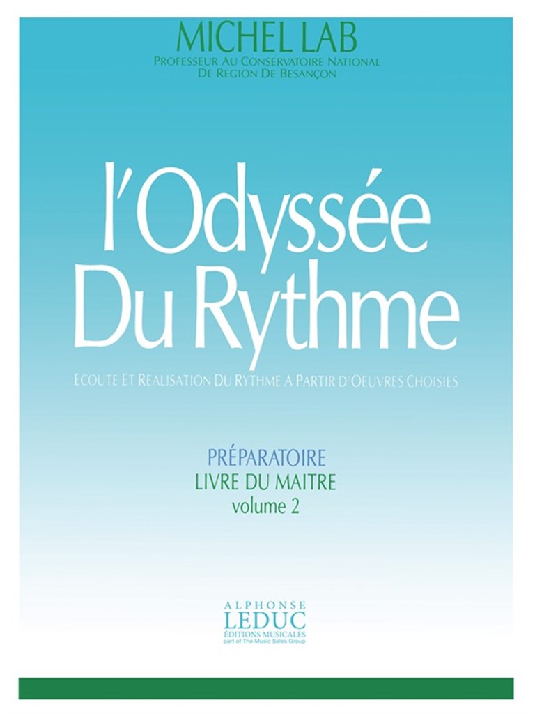 Odyssee Du Rythme v 2 Preparatoire Livre Du Maitre